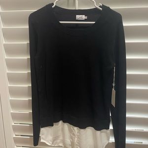 Two Cielo two in one sweater tops. Never worn. Black and Burgundy